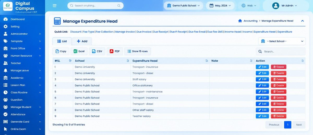AI-Powered School Management
